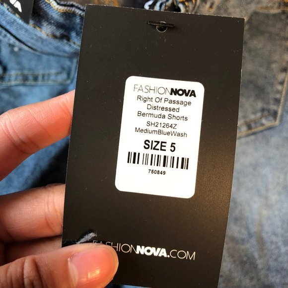 Fashion Nova Bermuda Shorts - Picture 2 of 3